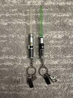 Disney Parks Light Saber Keychains
