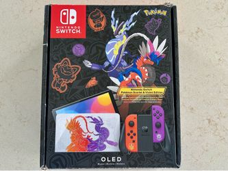 Nintendo Switch – OLED Model Pokemon Scarlet and Violet Limited Edition