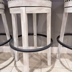 Rustic Bar Stool Set