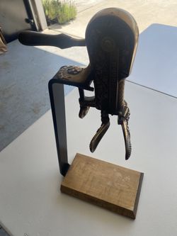 Vintage Bacchus Bar Top Brass Wine Opener