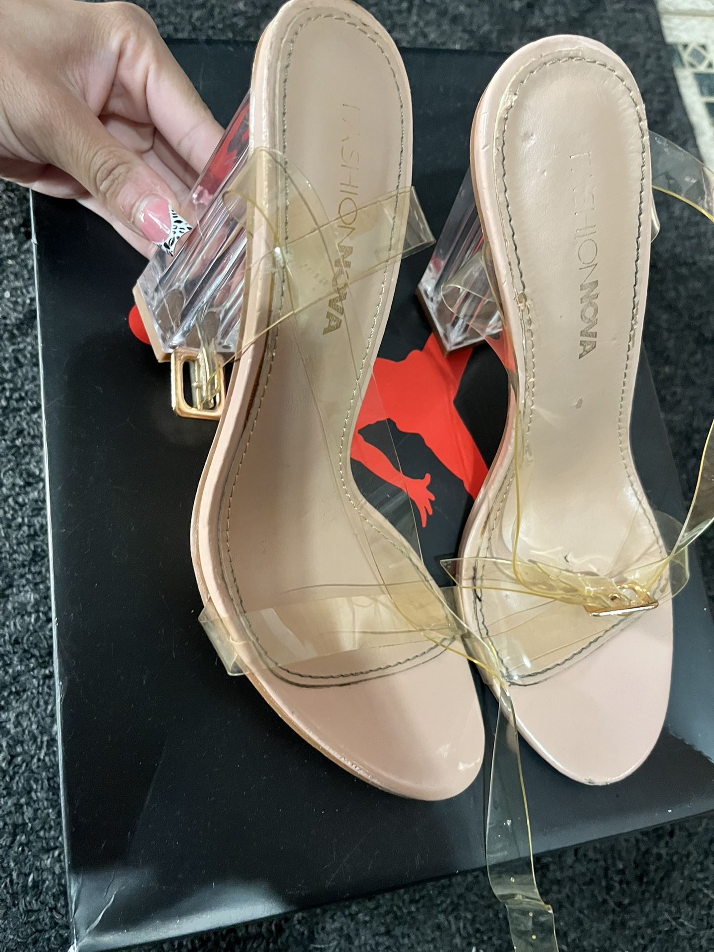 Clear Heels