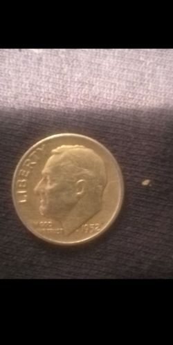 SILVER DIME 1952
