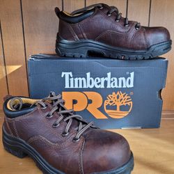 Timberland PRO Women's Titan Oxford Alloy Toe Safety Shoes Size 6.5. 