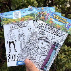 Custom Coloring Books/Stickers - Good for Birthdays, Events, or even Gifts