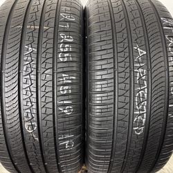 2 Tires 255 45 19 Pirelli Scorpion Zero As Like New 