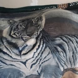 Vintage 1990s Korean Comforter 74"X 86"