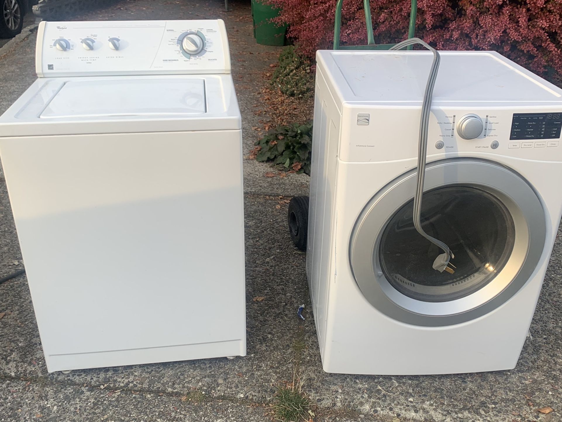Washer And Dryer , Good Condition , Both Works Good , 99 Each for Sale in Redmond, WA OfferUp