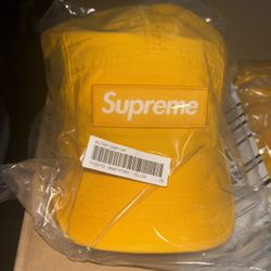 Supreme Yellow Caps 