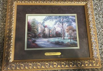 Thomas Kinkade Framed Beyond Summer Gate