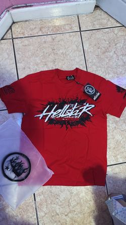 Hellstar Records Graphic T-Shirt Red