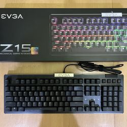 Like new EVGA Z15 mechanical gaming keyboard