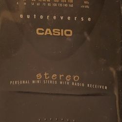 Casio AM/FM Cassette Player