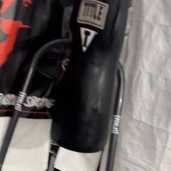 Title heavy bag and stand