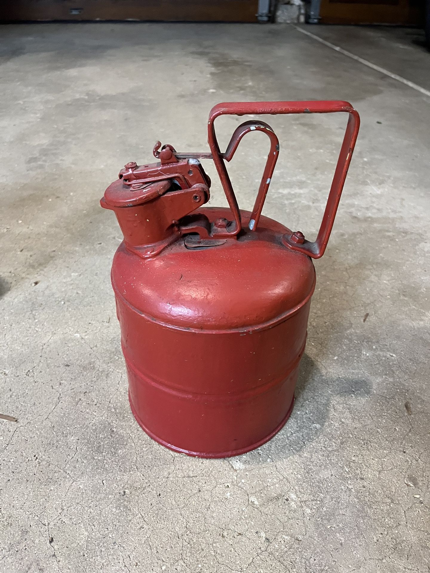 Antique/vintage Gas Can & Oil Bottle
