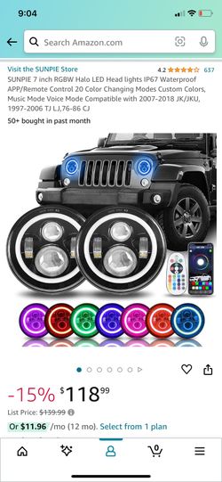 Halo LED Headlights