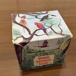 Wildlife Adventure Cards Box -Educational Flashcards