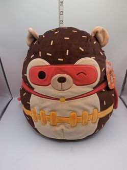 Squishmallows Hans the Hedgehog 12" Superhero Plush w/ Tag