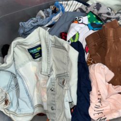 Mix Of Girls Clothes Different Sizes 