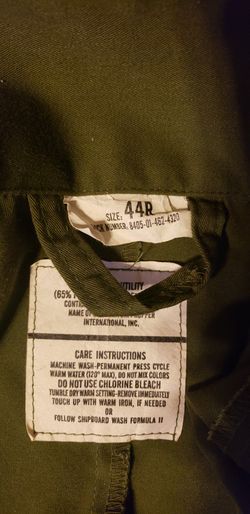 Military jump suit