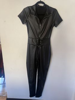 Leather Jumpsuit