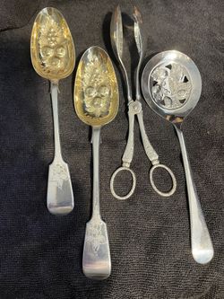 Vintage Silver Plate Serving Utensils