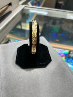 14k Tri-color bangle bracelet