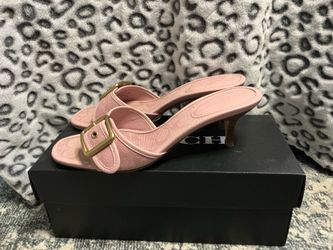 Coach Pink Kitten heels
