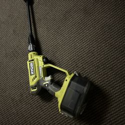 Ryobi Portable Brushless Pressure Washer. 18__volt Ez Clean Power Tool