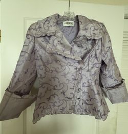 Beautiful Monte Carlo Embroidered Lavender Jacket