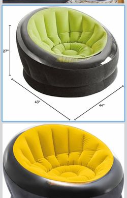 Inflatable chair in pink
