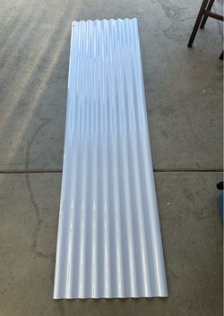 White Corrugated Roofing Panels