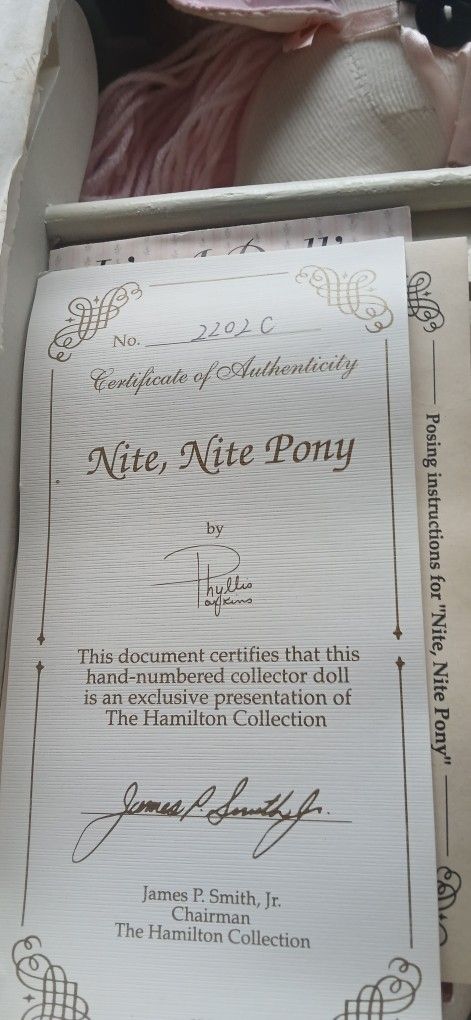 My Little Pony With Doll Never Played With Still In From 1995 Al Original  