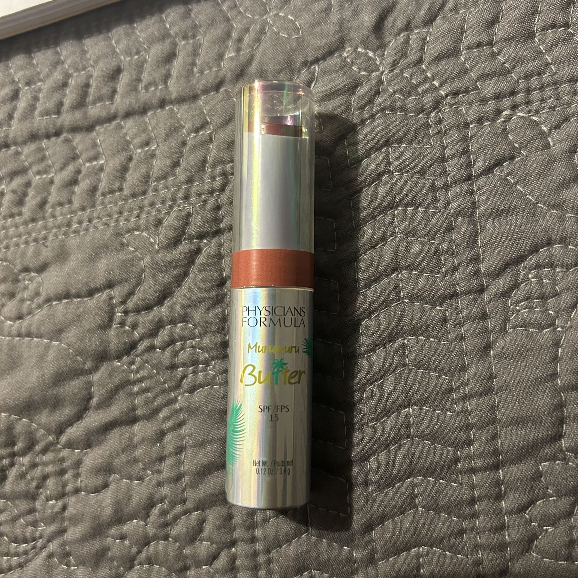 Physicians Formula Spf 15 Murumuru Butter Lip Cream, Brazilian Nut, 1 Tube
