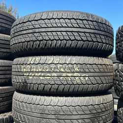 Set Of Grandtrek Dunlop 265/70R17 Tires