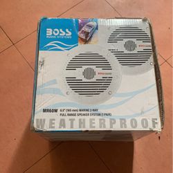 Boss Audio waterproof speakers 6 x 9