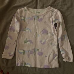 Carters Girl Shirt Long Sleeve 2t