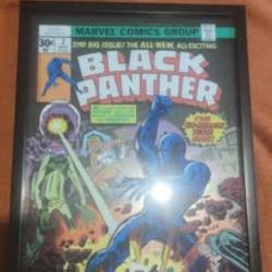 Black Panther Marvel Comic Poster 