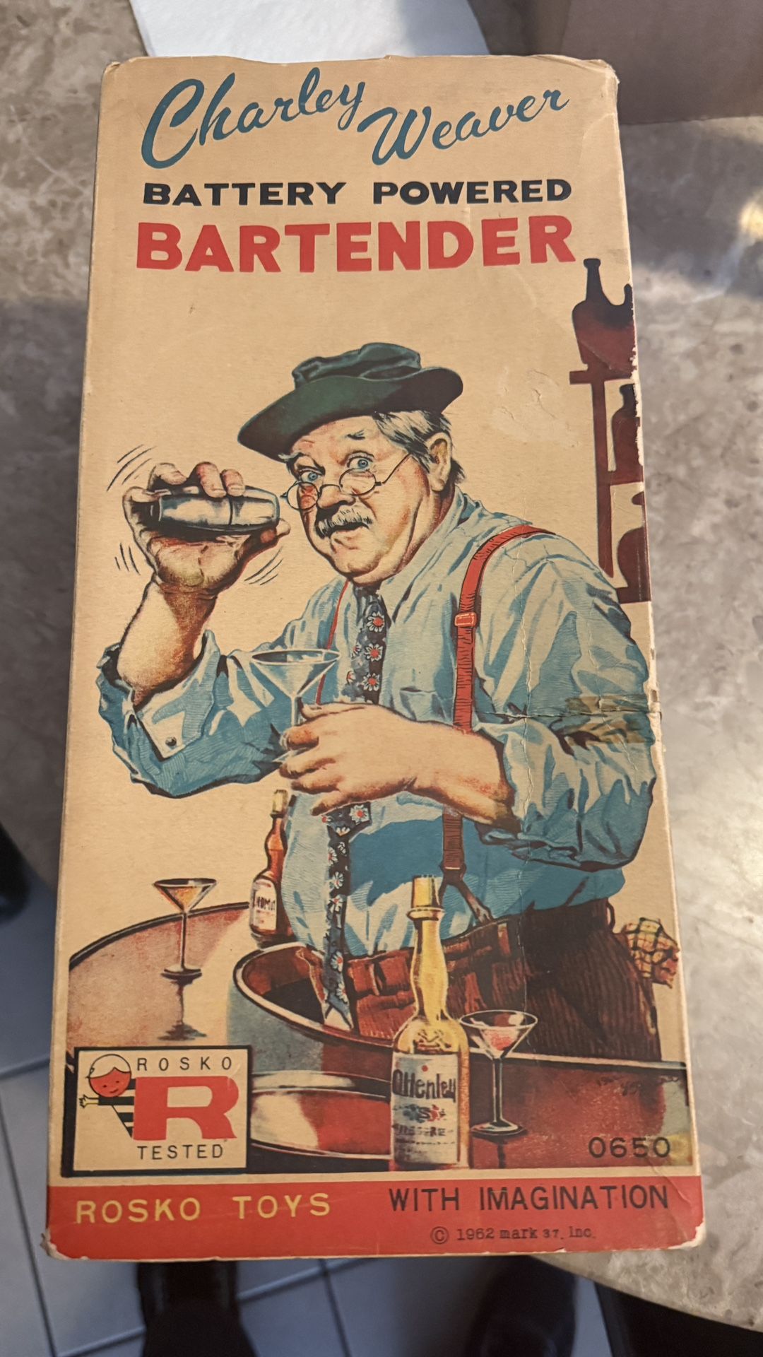 Charlie weaver battery Operated bartender toy