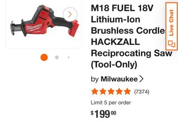 M18 FUEL 18V Lithium-Ion Brushless Cordless HACKZALL Reciprocating Saw (Tool-Only)