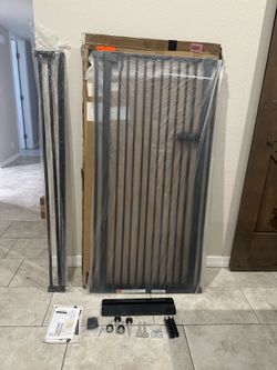 Extra Tall Cat Gate / Pet Gate - Fits Openings 34.25” - 38.38”