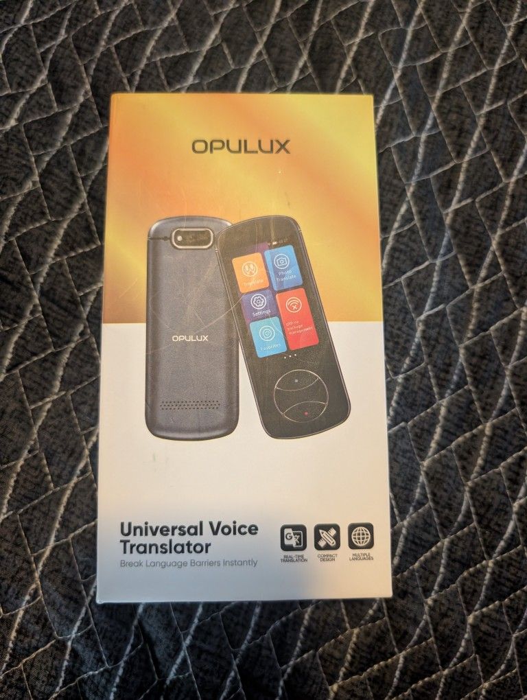 A Voice Translator That's Brand New In The Box