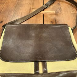Cole hann Leather messenger Bag