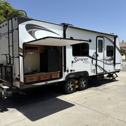2014 Surveyor Forest River 24ft Travel Trailer With Slide 