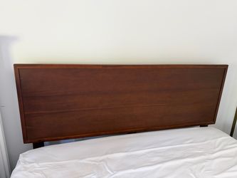 Real wood queen bed frame
