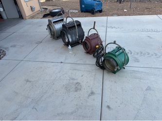 I have six theater lights for sale 10 and 14 inch