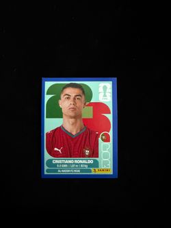 Cristiano Ronaldo Limited Blue Border Sticker – Panini FIFA World Cup 2026 Album