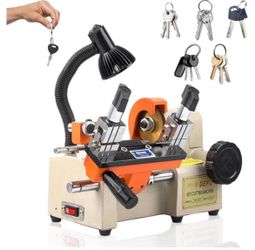 Key Cutting Machine with LED Lighting, Automatic Key Cutter, High Precision Cloner, Professional Com
