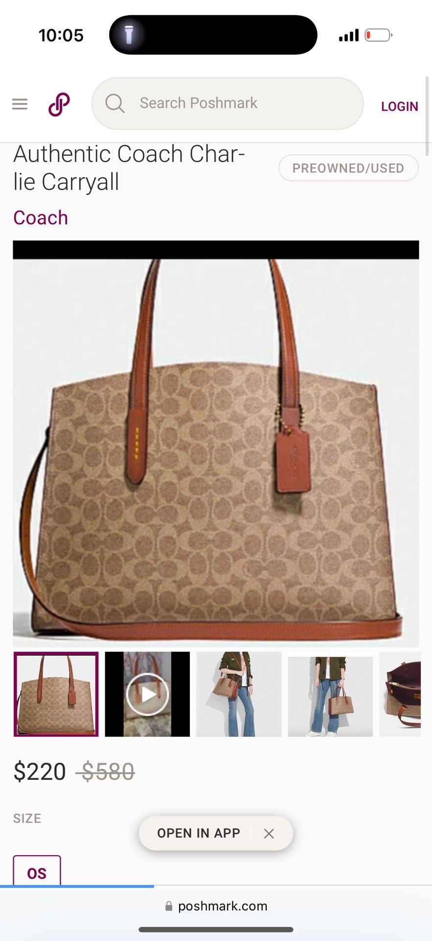 COACH BAG ( FAIRLY USED)