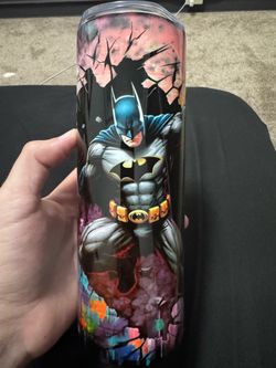 Custom Batman 20oz Stainless Steel Tumbler