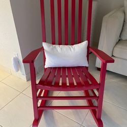 Red Rocking Chair